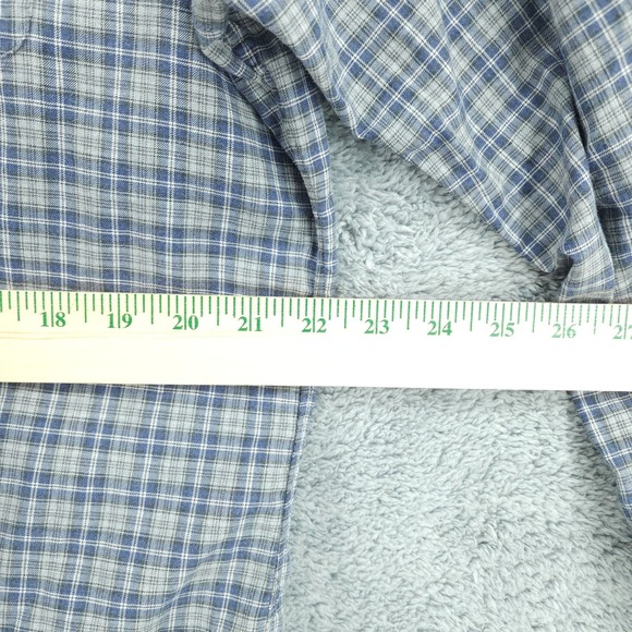 Polo Ralph Lauren Button Down Shirt Mens Large Gray Plaid Long Sleeve - Picture 8 of 11